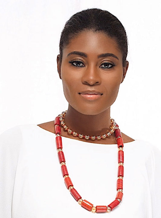 Elegant Debby Coral-Gold
