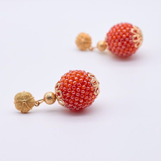 Mary Sea Bead Earrings