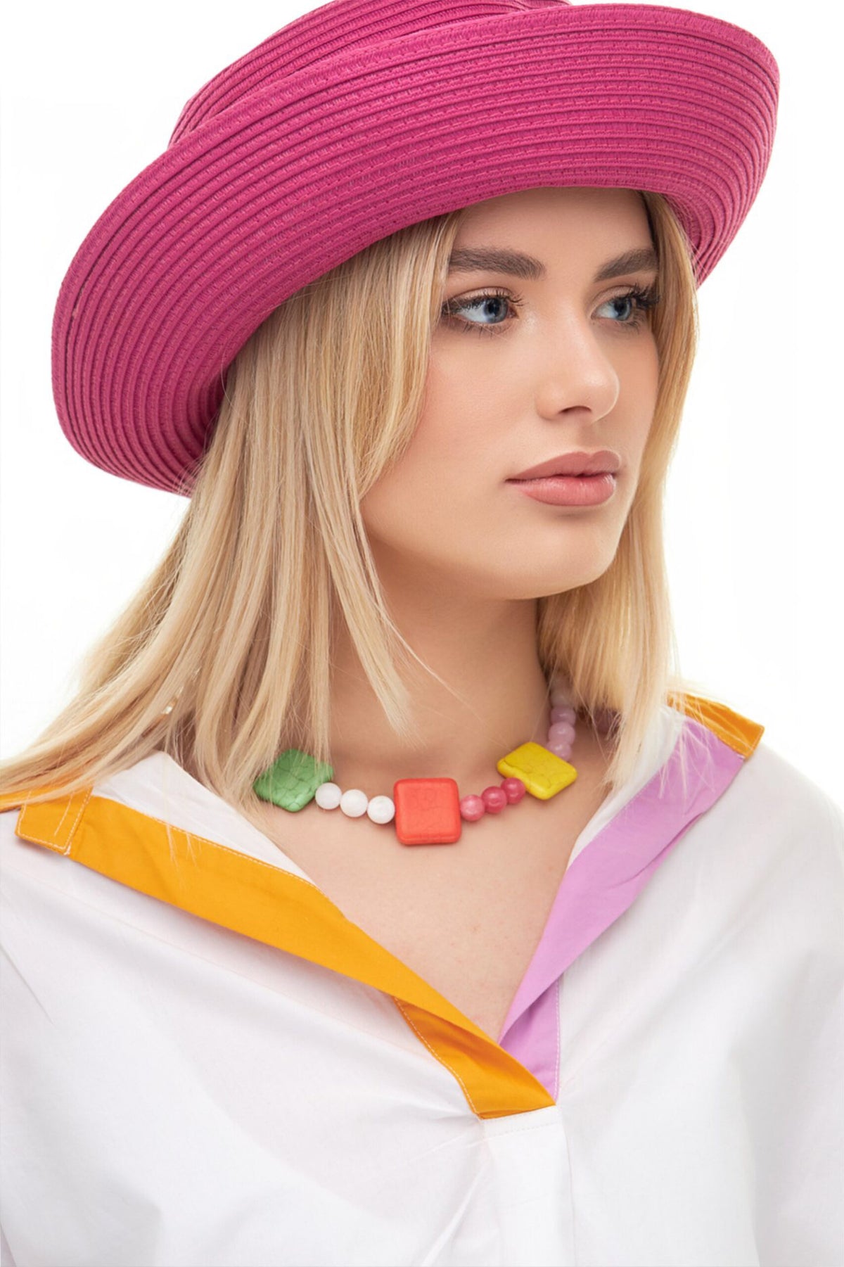 The Freedom Mini Multi-Coloured Natural Agate Necklace