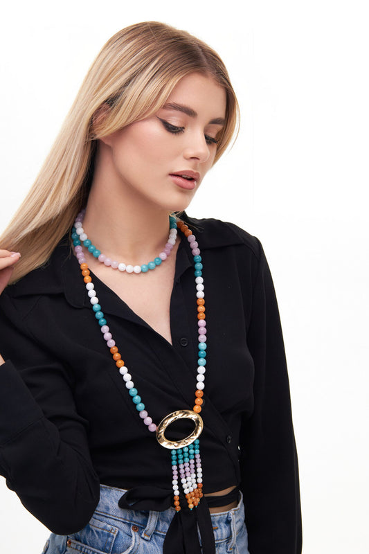 The Mercy Natural Agate Necklace