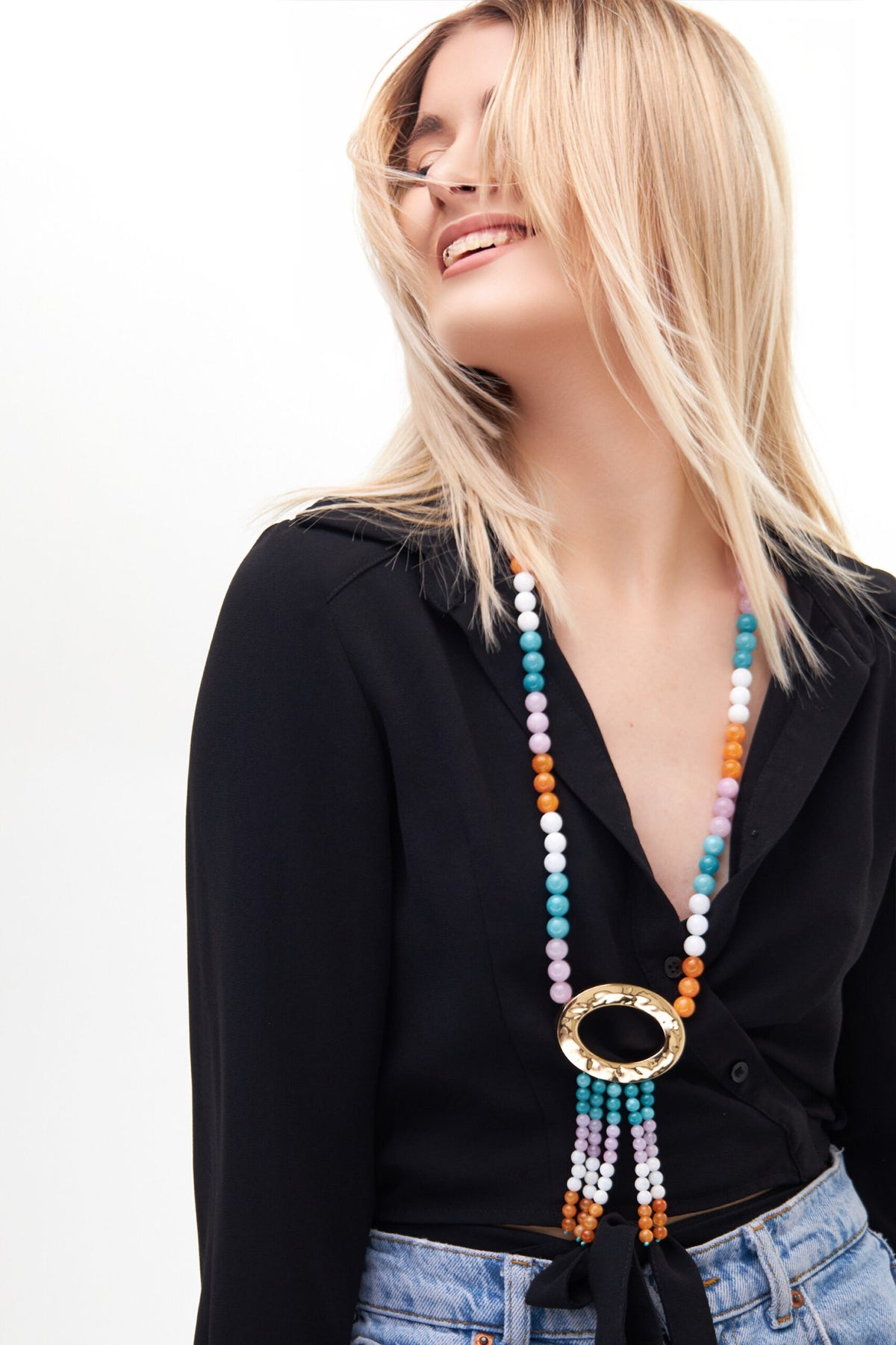 The Mercy Max Natural Agate Necklace