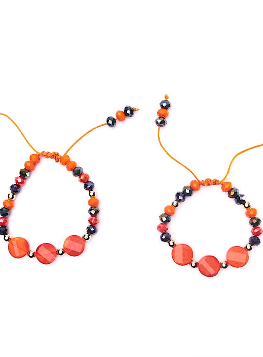 Multicoloured Bead Bracelets
