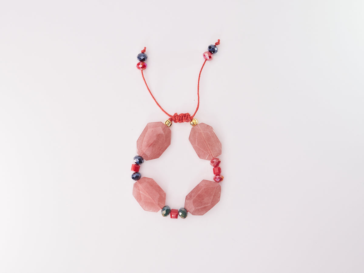 Strawberry Quartz Bracelet