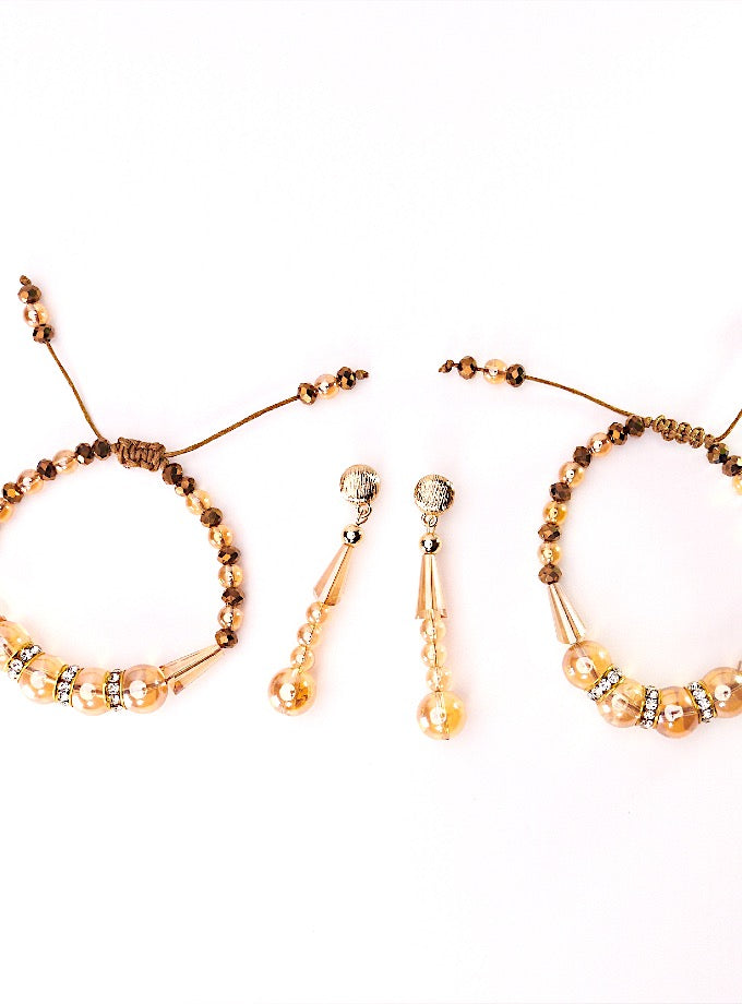 Royal Pearl Luster Bracelet Set