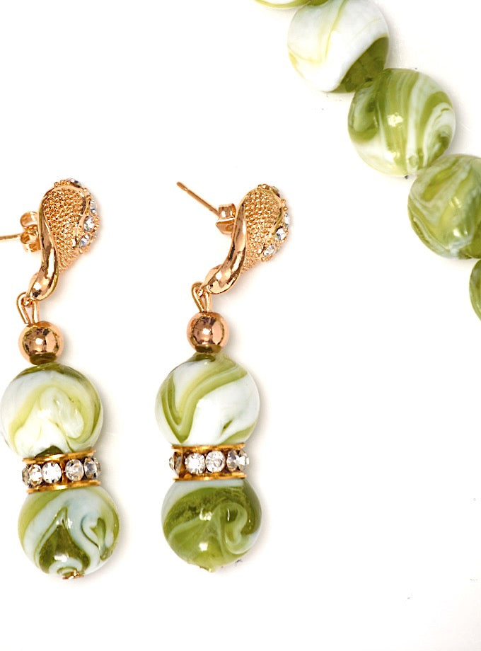 Lemon Green Weavy Necklace - As seen in TATLER April 2020 edition