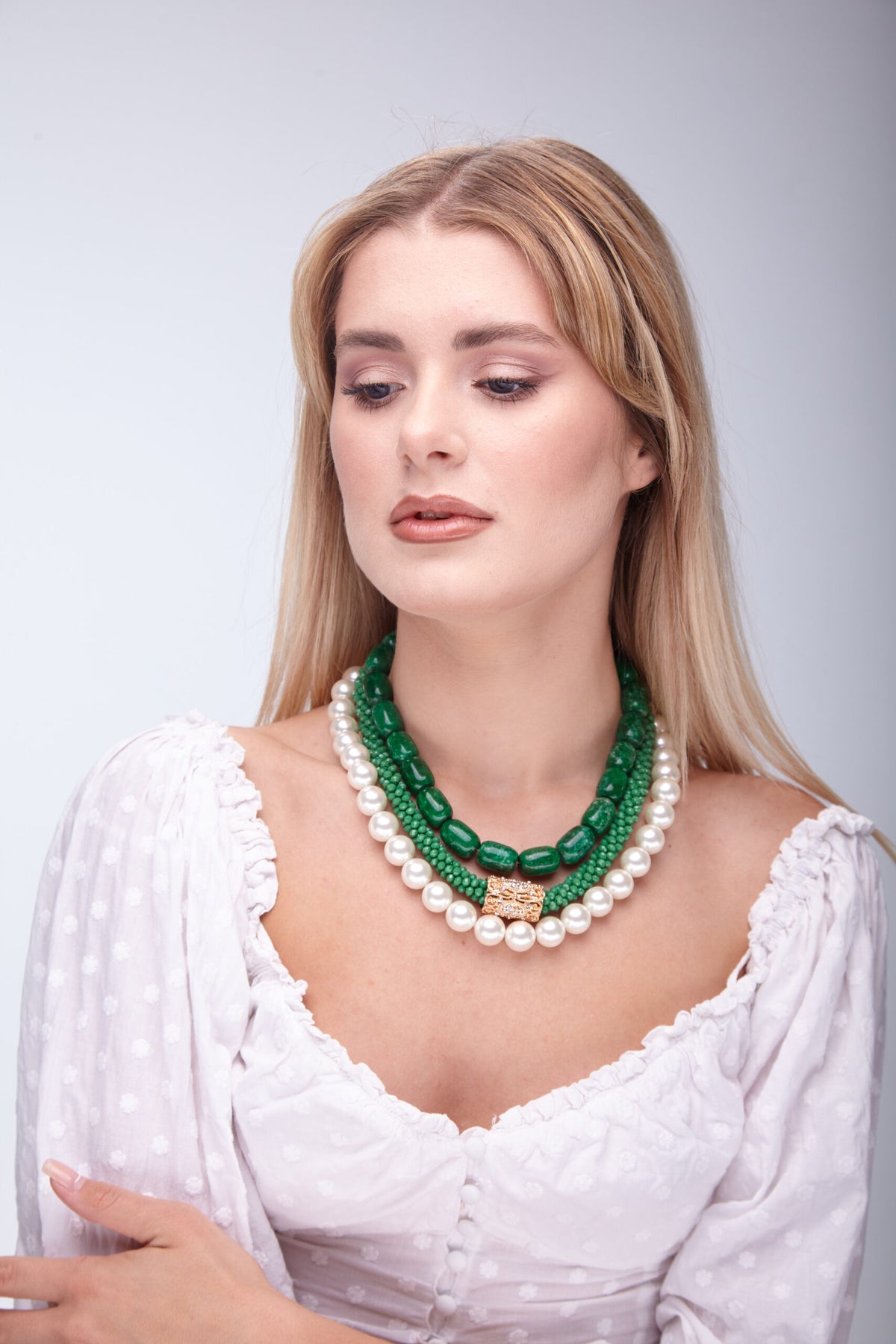 Mixed Mat Necklace