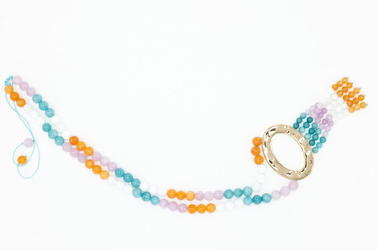 The Mercy Max Natural Agate Necklace