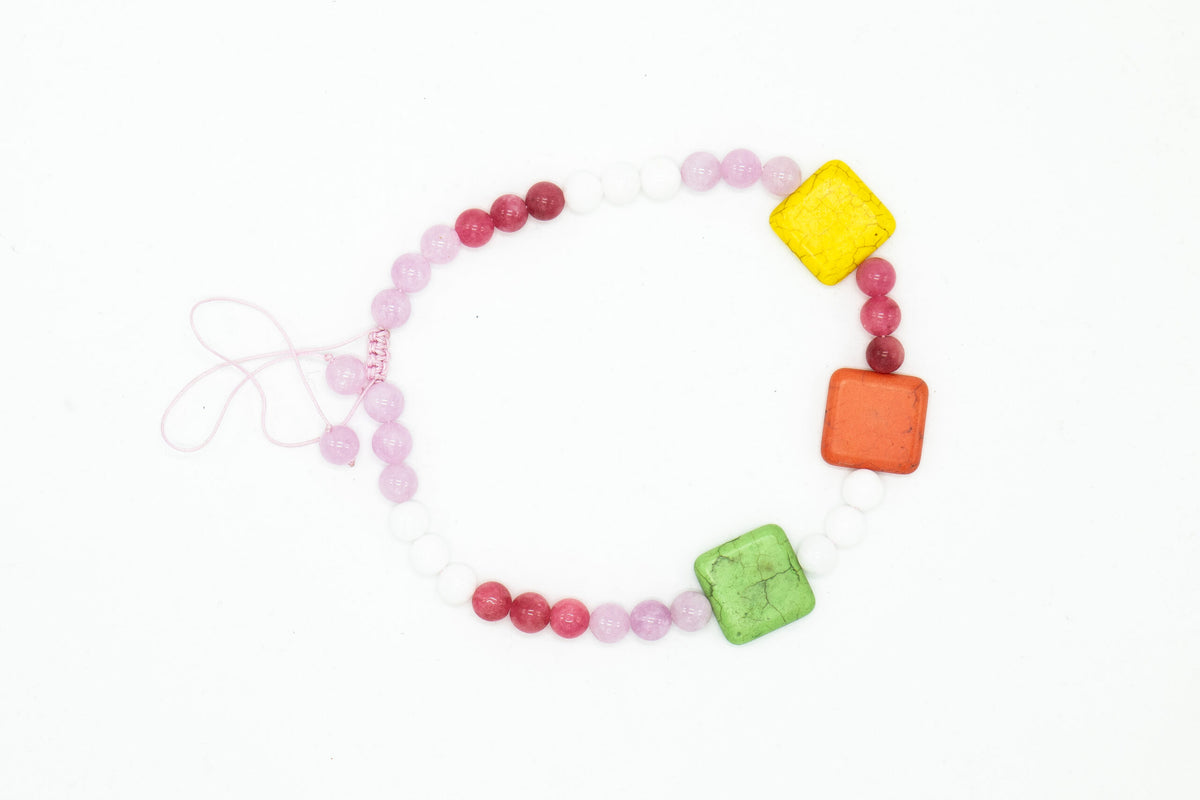 The Freedom Mini Multi-Coloured Natural Agate Necklace