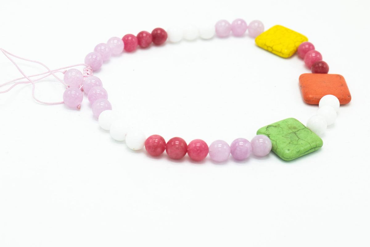 The Freedom Mini Multi-Coloured Natural Agate Necklace