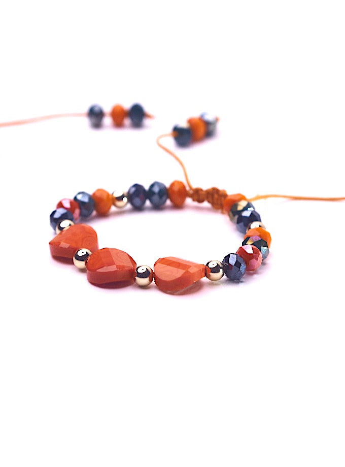 Multicoloured Bead Bracelets