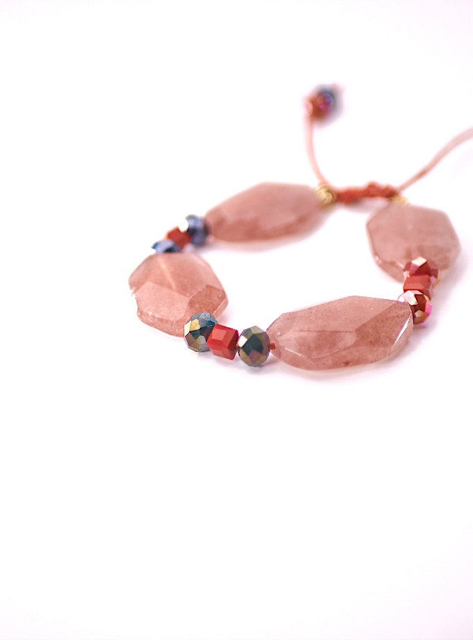 Strawberry Quartz Bracelet