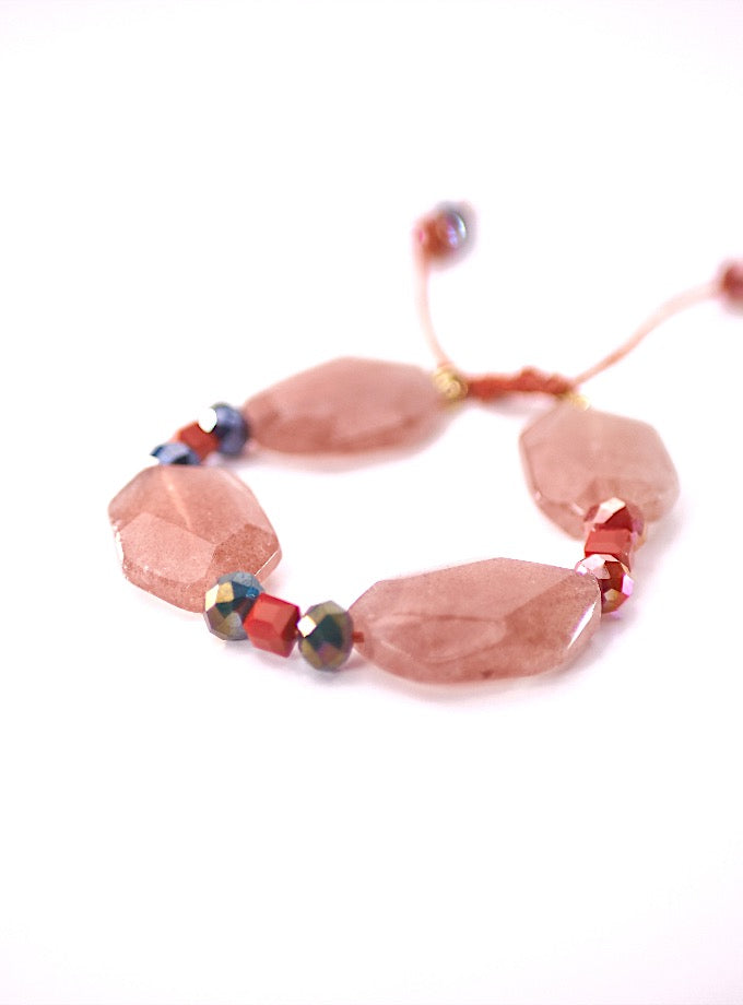 Strawberry Quartz Bracelet