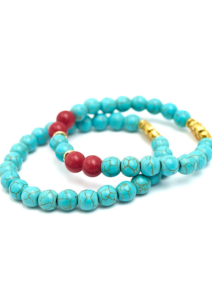 Oto Bracelets - Dark red