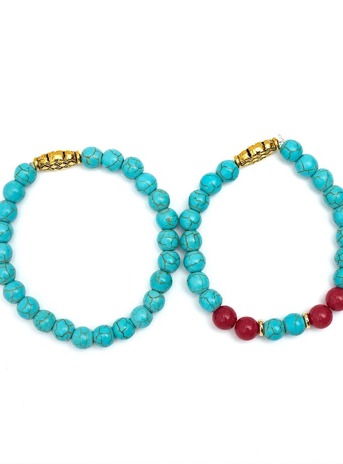 Oto Bracelets - Dark red
