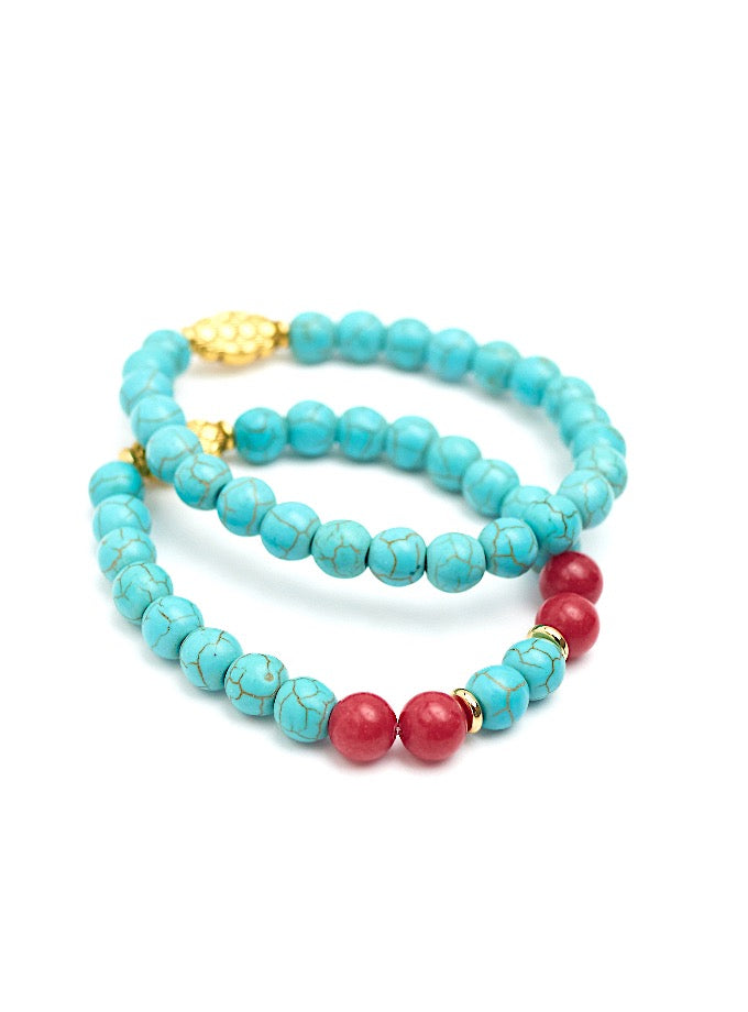 Oto Bracelets - Dark red