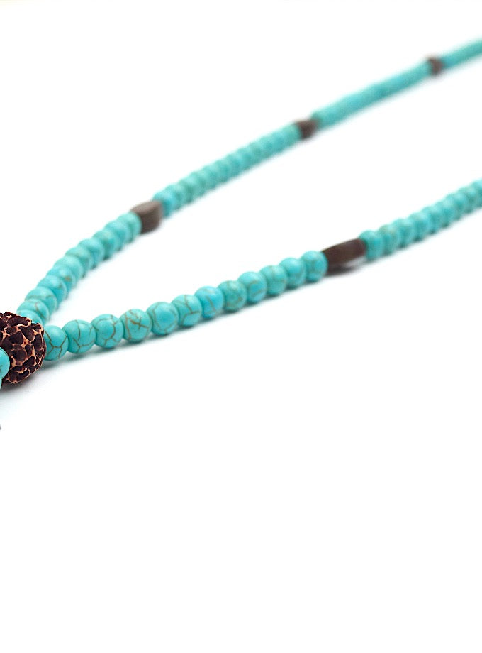 Olu Turquoise Blue Necklace