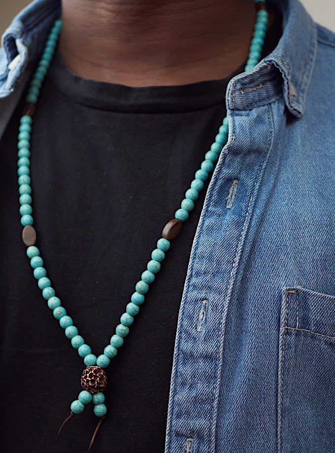 Olu Turquoise Blue Necklace