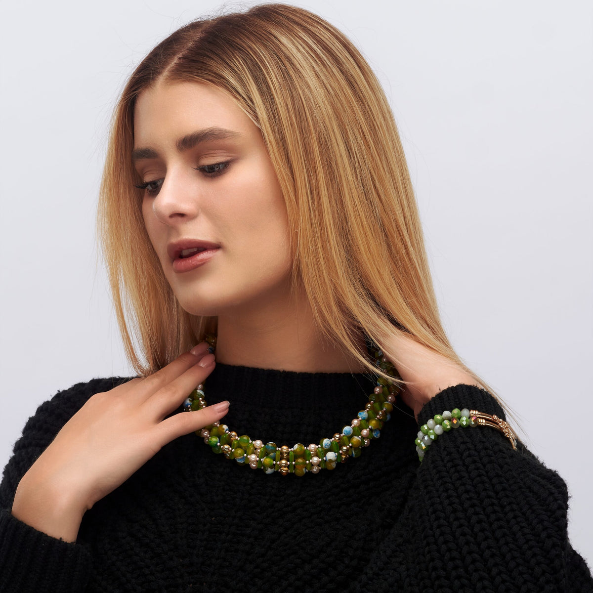 Sea Blue and Vintage Green Jewllery