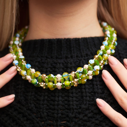 Sea Blue and Vintage Green Jewllery