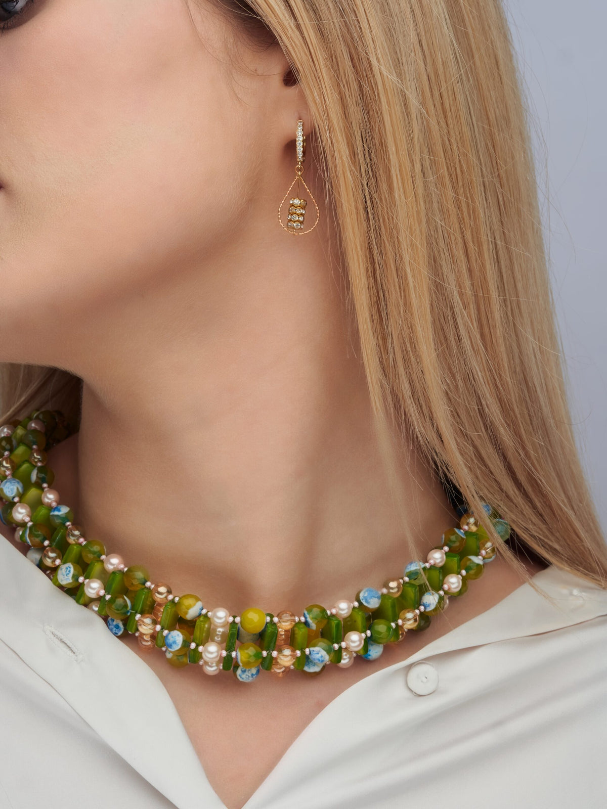 Sea Blue and Vintage Green Jewllery