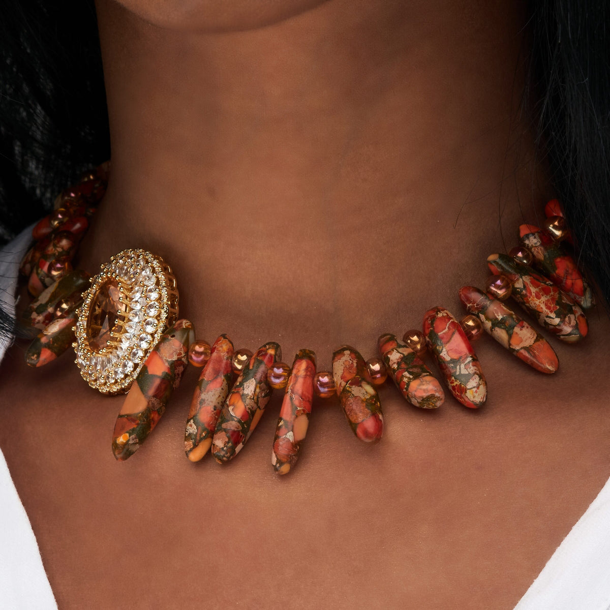 Spiky Beads Necklace