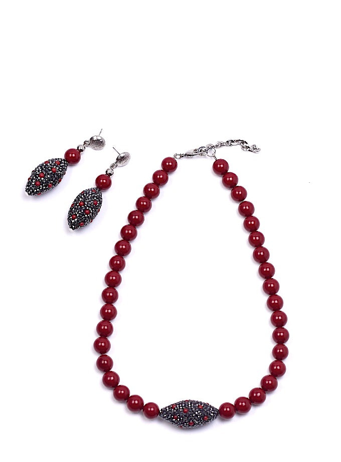 Coral Necklace Set