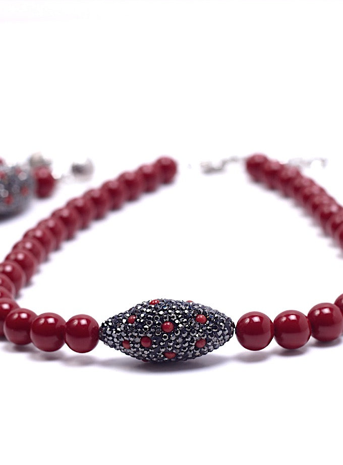 Coral Necklace Set