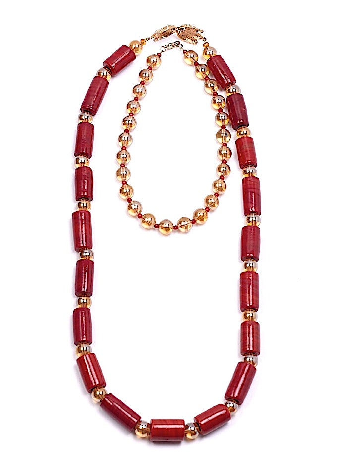 Elegant Debby Coral-Gold