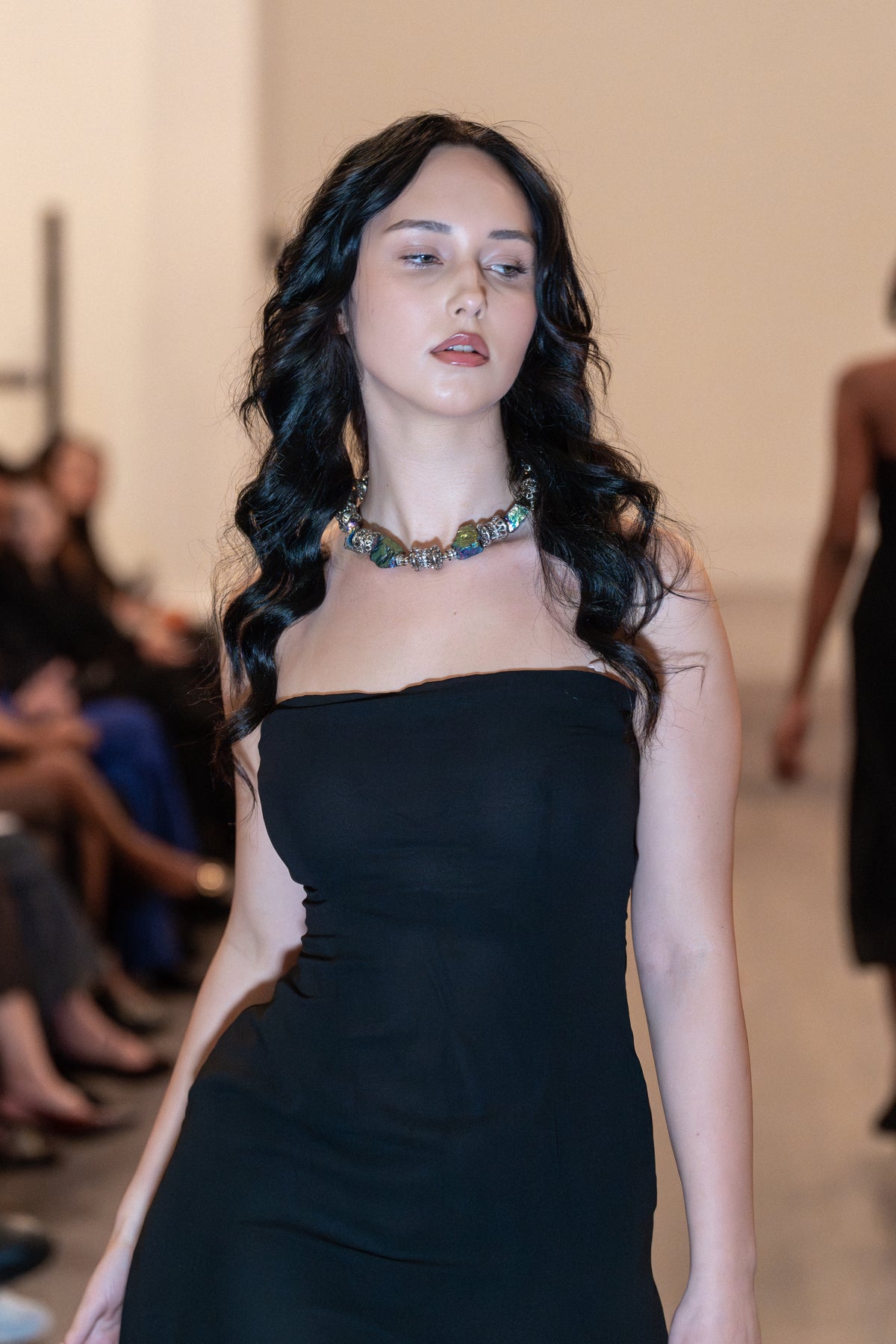 The "Orekelewa" Raw Titanium Quartz Collar