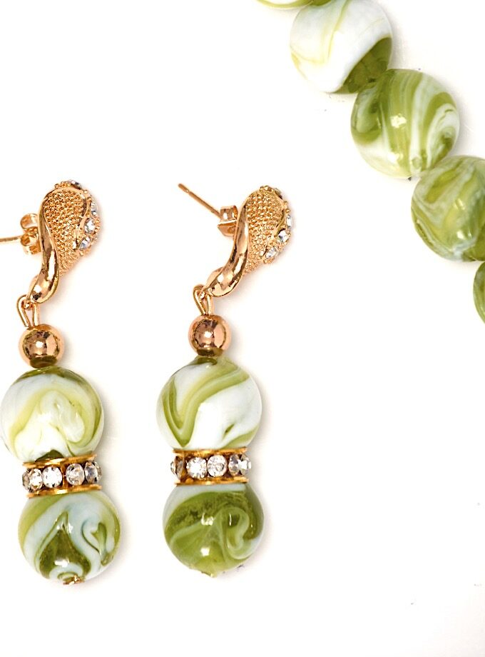 Lemon Green Weavy Necklace - As seen in TATLER April 2020 edition