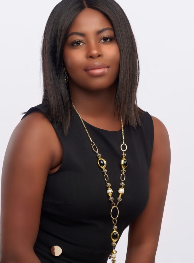 Natural Baroque Keshi Pearl Gold Chain.