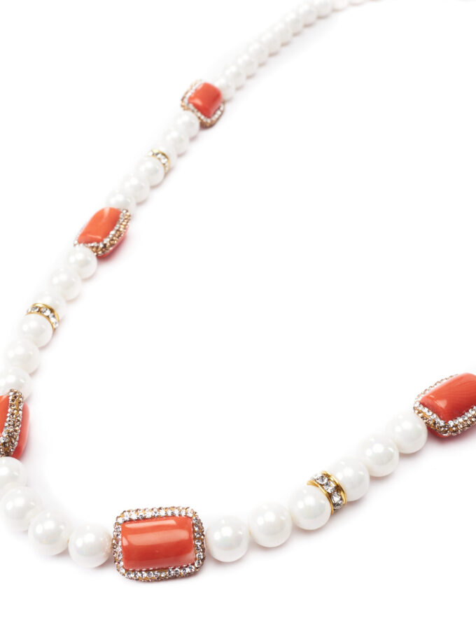Fresh Water Coral Pearls Necklace