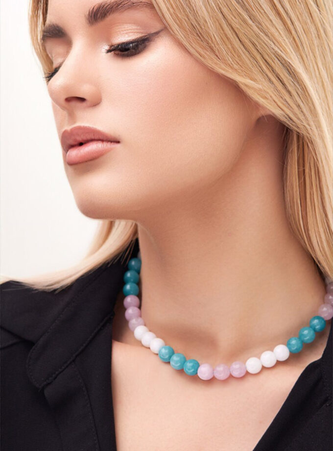 The Mercy Mini Natural Agate Necklace