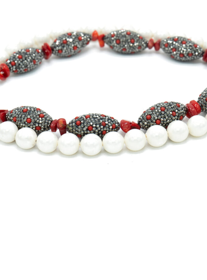 Coral Pearls Necklace