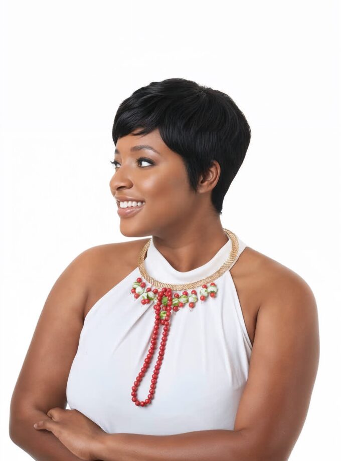 Coral Bloom Cascade Necklace